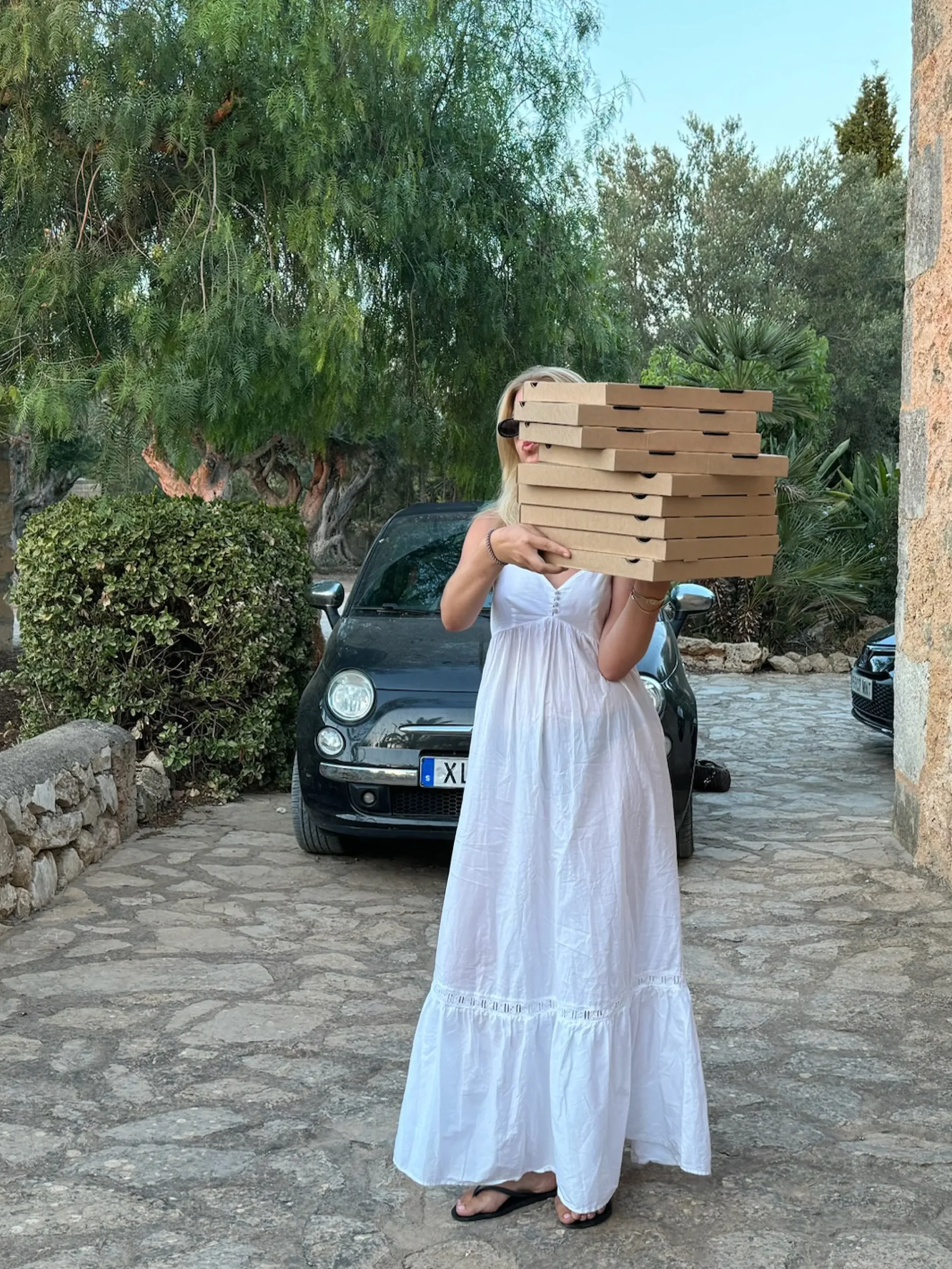 Best Sale Djerf Avenue Airy Poplin Midi Dress White