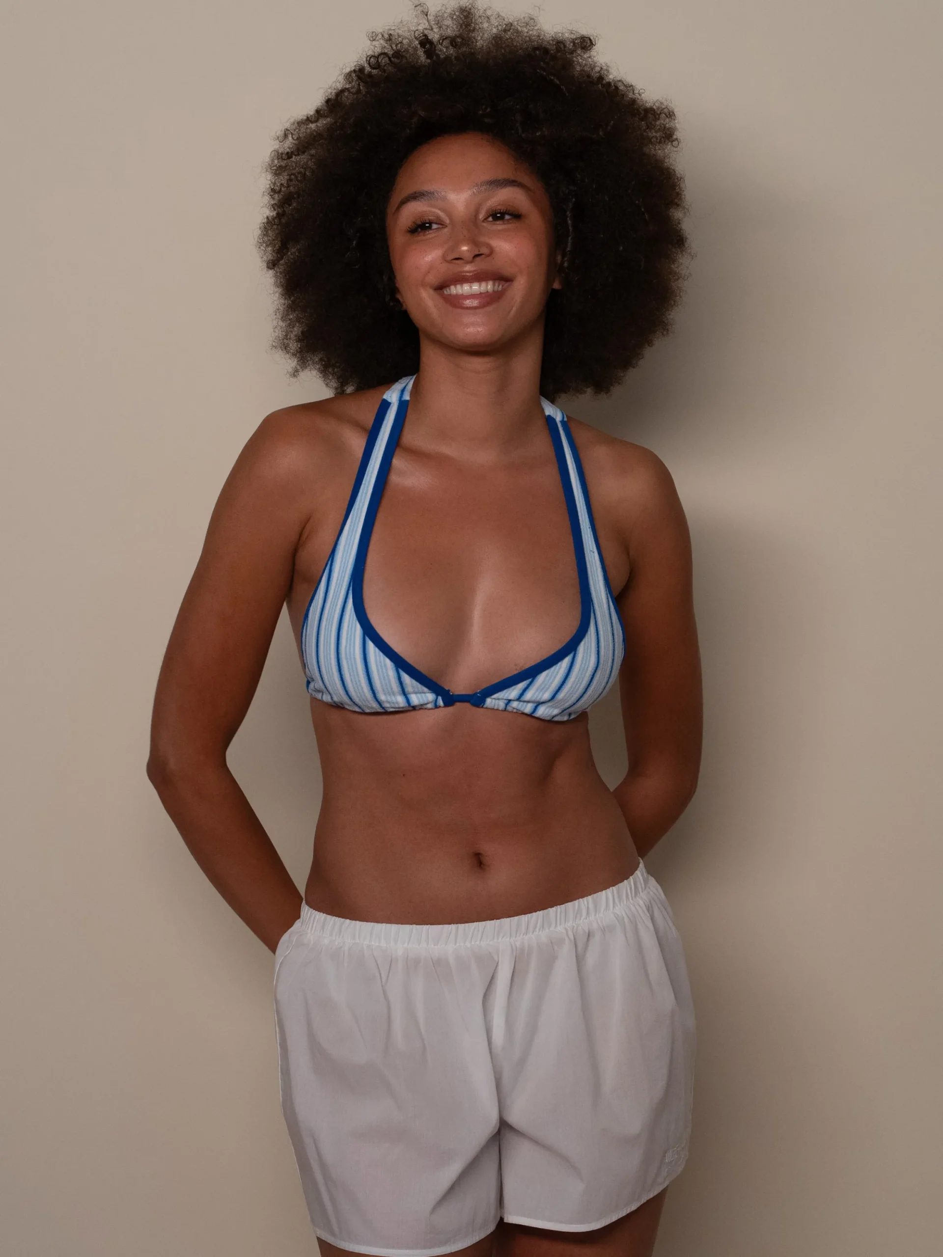 Flash Sale Djerf Avenue Airy Poplin Mini Shorts White