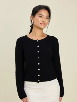 Online Djerf Avenue Amorini Cardigan Black