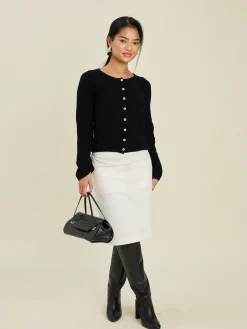 Online Djerf Avenue Amorini Cardigan Black