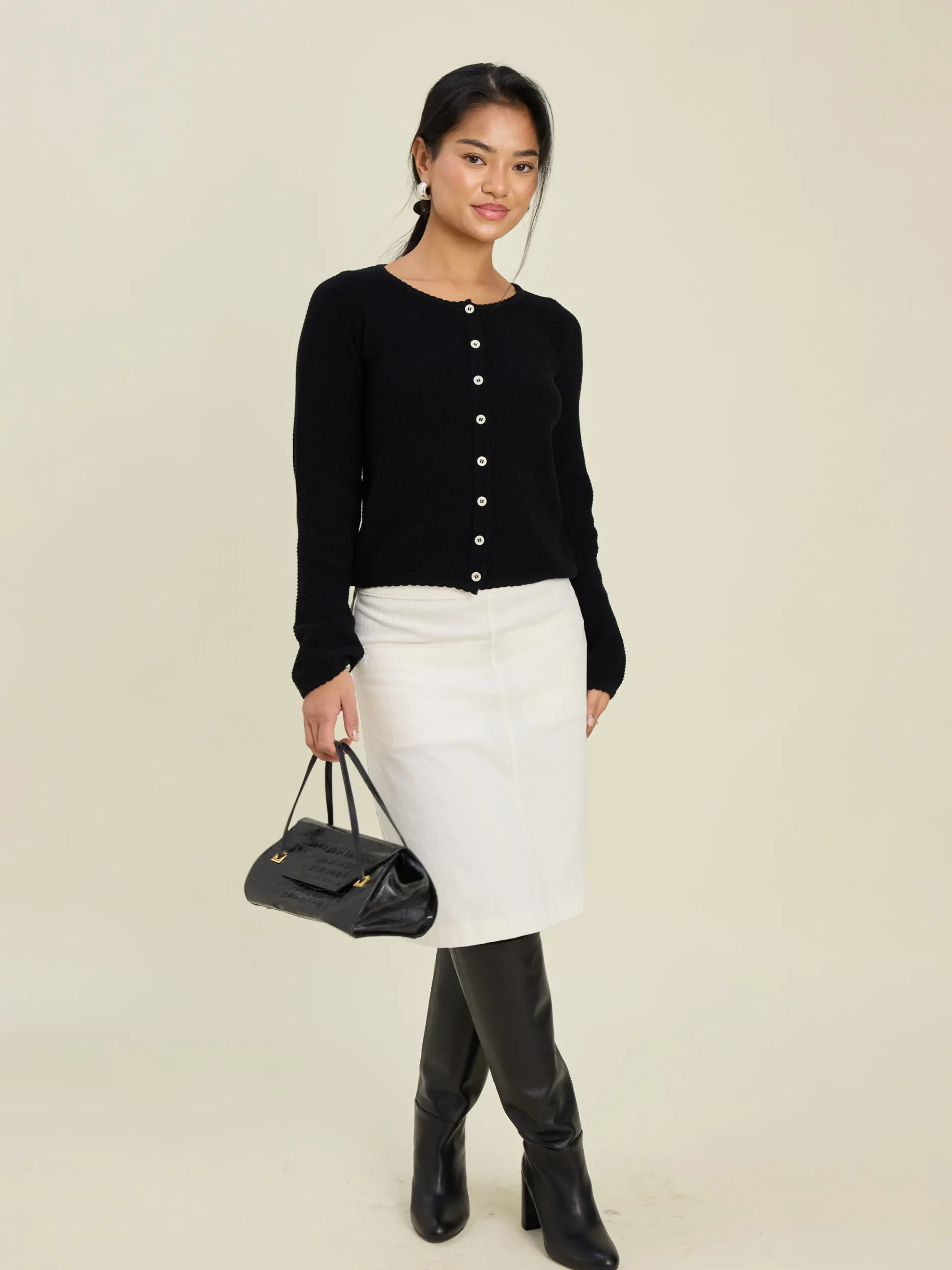 Online Djerf Avenue Amorini Cardigan Black