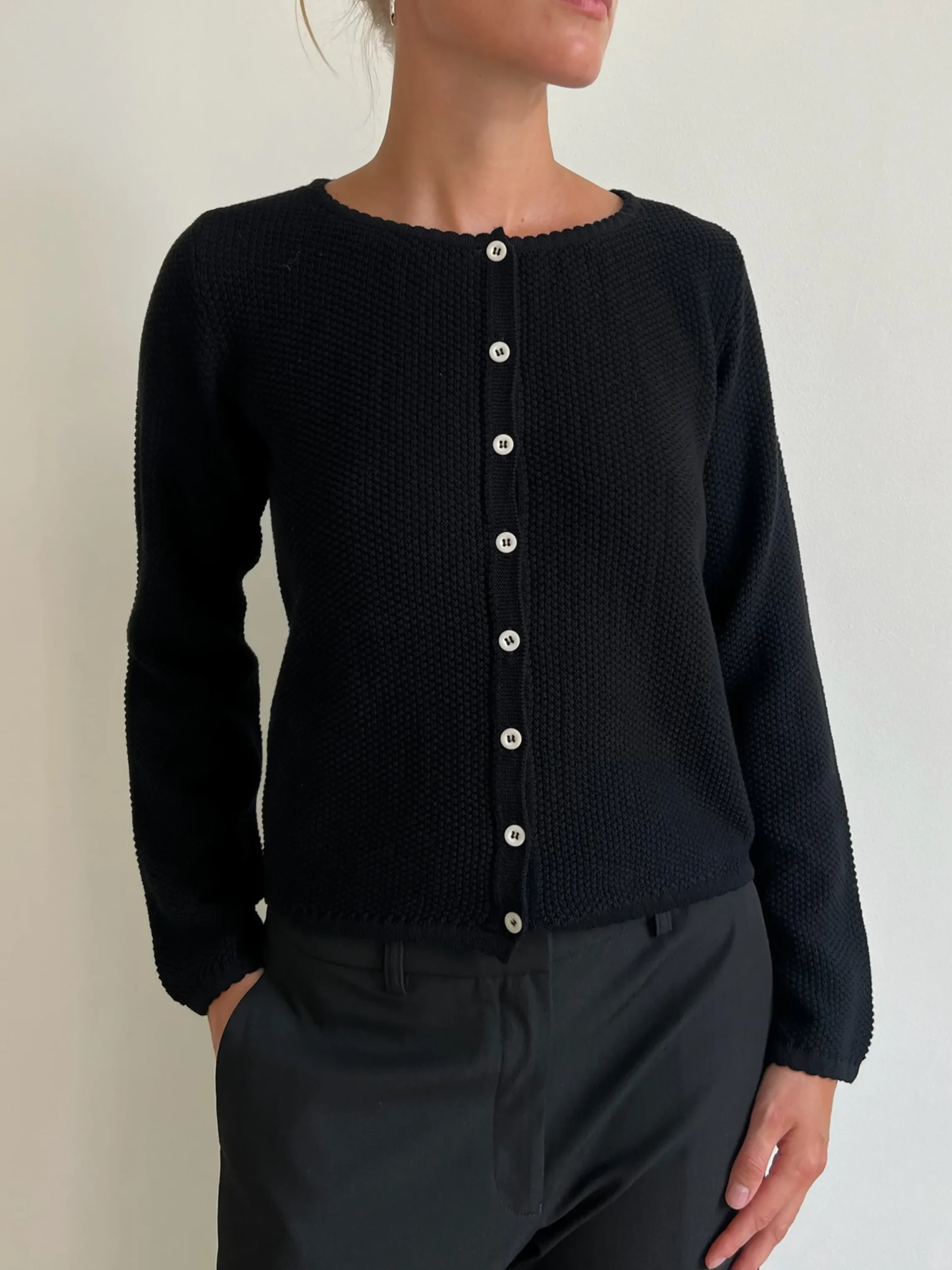 Online Djerf Avenue Amorini Cardigan Black