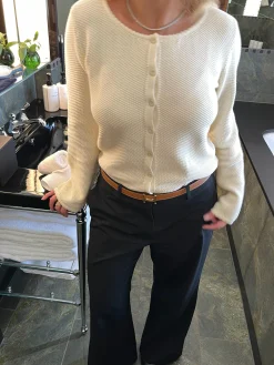 Online Djerf Avenue Amorini Cardigan Cream