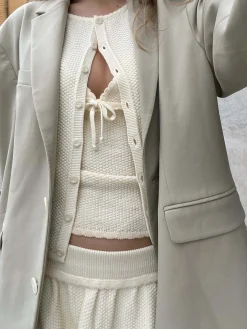 Online Djerf Avenue Amorini Cardigan Cream