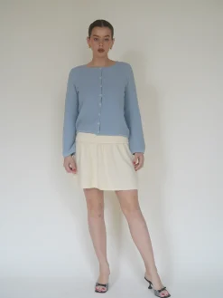 Discount Djerf Avenue Amorini Skirt Cream