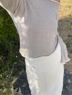 Store Djerf Avenue Bateau Neck Sweater Creamy Oat