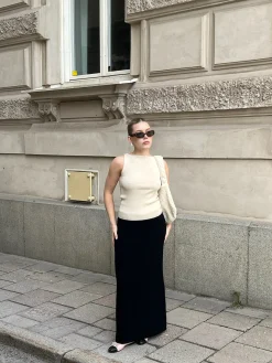 Outlet Djerf Avenue Bateau Tank Top Cream