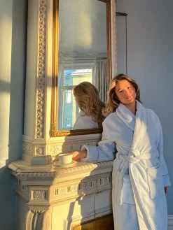 Fashion Djerf Avenue Bath Robe Blue