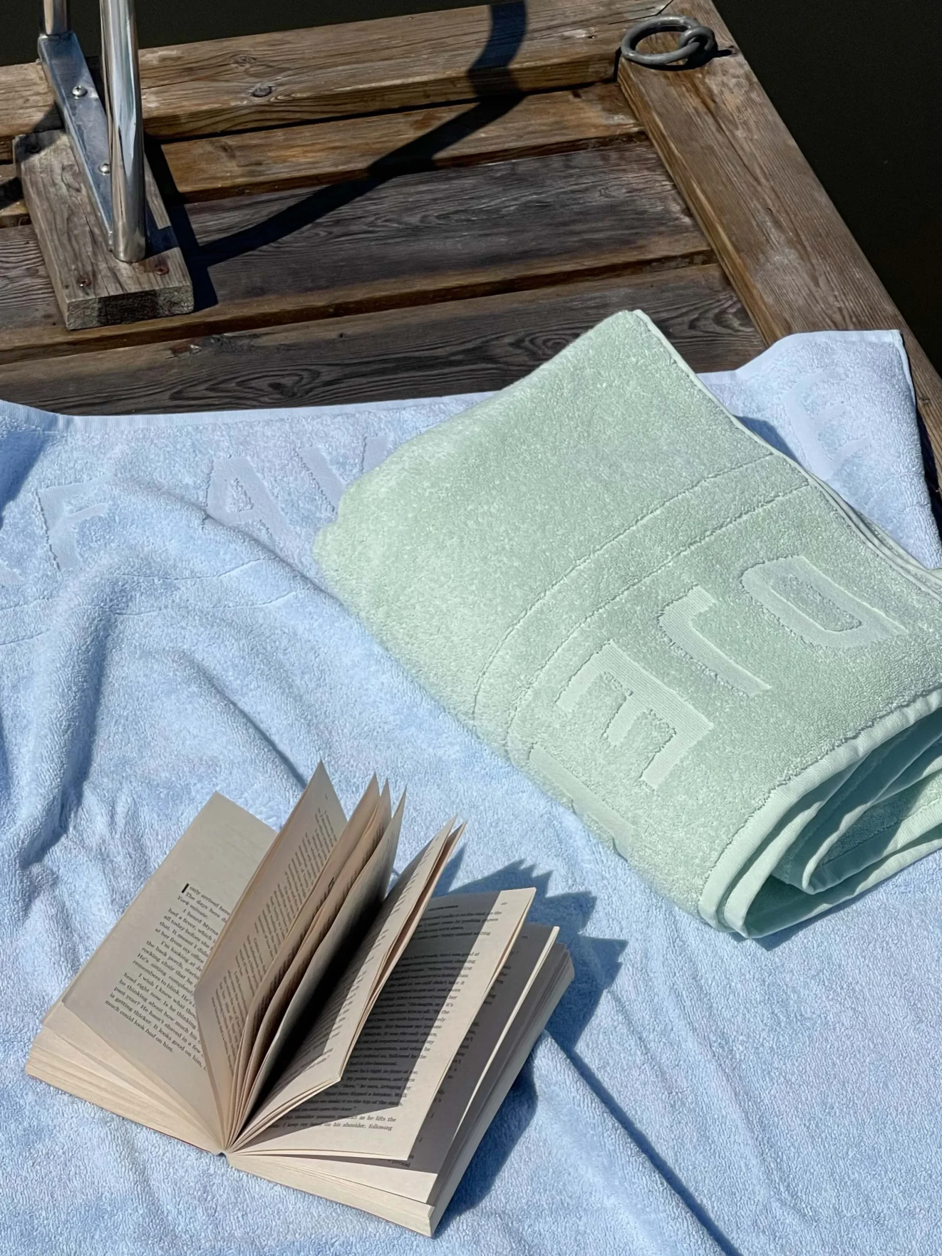Shop Djerf Avenue Bath Towel Green