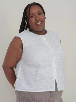 Online Djerf Avenue Begin Again Top White