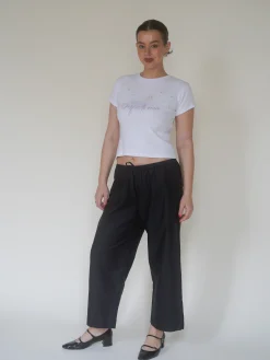 Flash Sale Djerf Avenue Breezy Ankle Pants Black