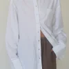 Shop Djerf Avenue Breezy Classic Shirt White