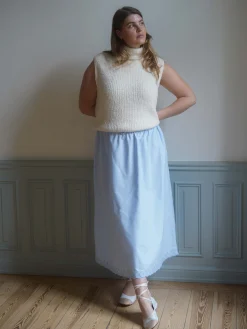 Flash Sale Djerf Avenue Breezy Midi Skirt Blue