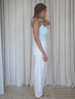 Hot Djerf Avenue Breezy Pants Beige Stripe