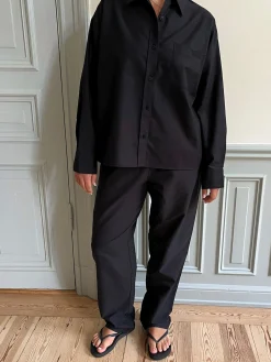 Shop Djerf Avenue Breezy Pants Black