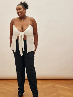 Clearance Djerf Avenue Breezy Pants Black - Tall