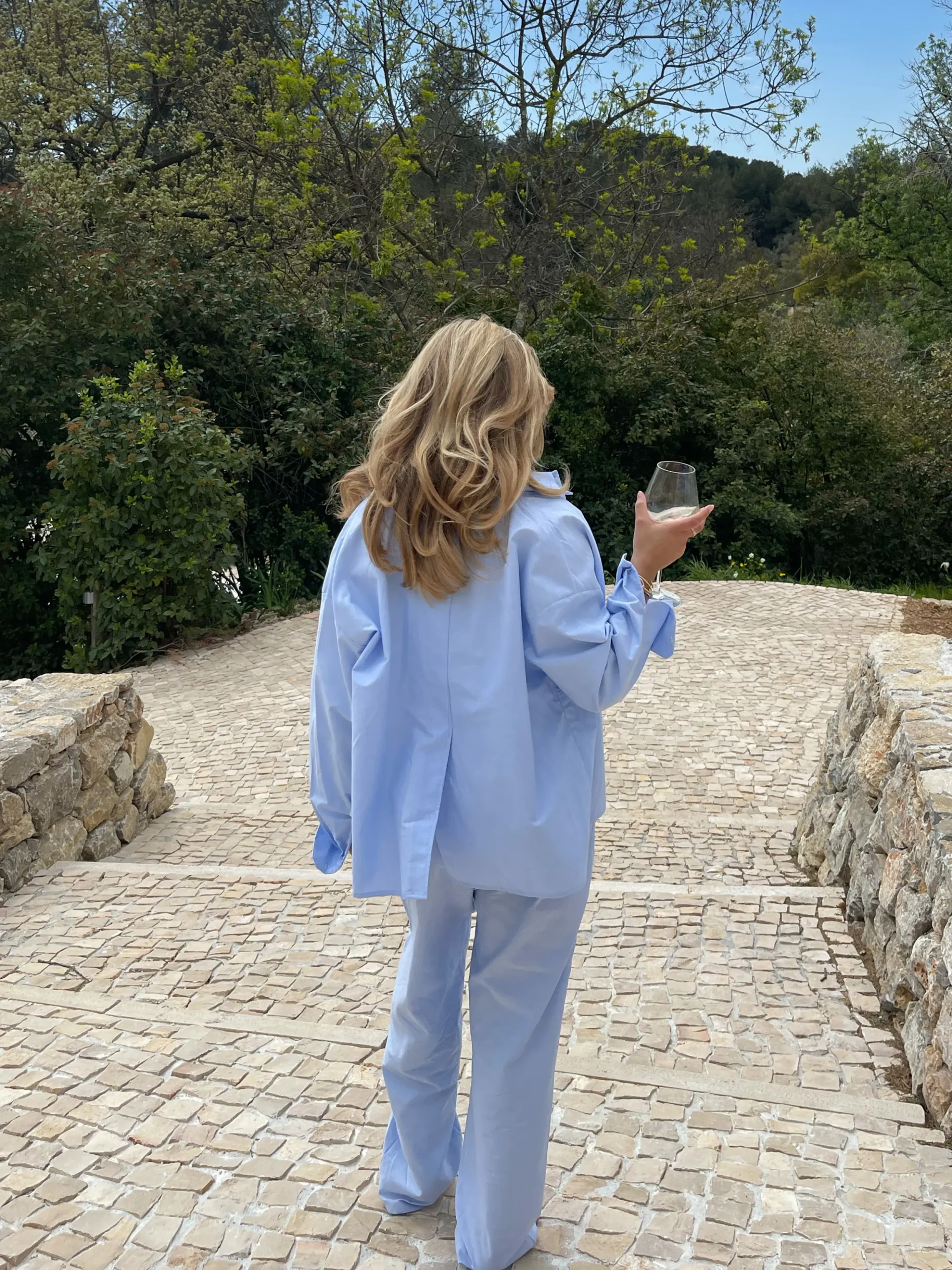 Online Djerf Avenue Breezy Pants Blue