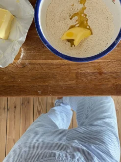 Cheap Djerf Avenue Breezy Pants Blue Stripe