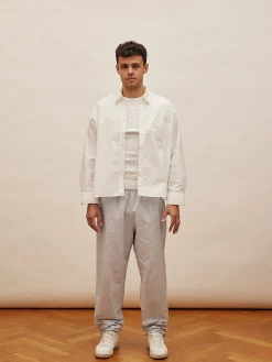 Sale Djerf Avenue Breezy Pants Blue Stripe - Tall