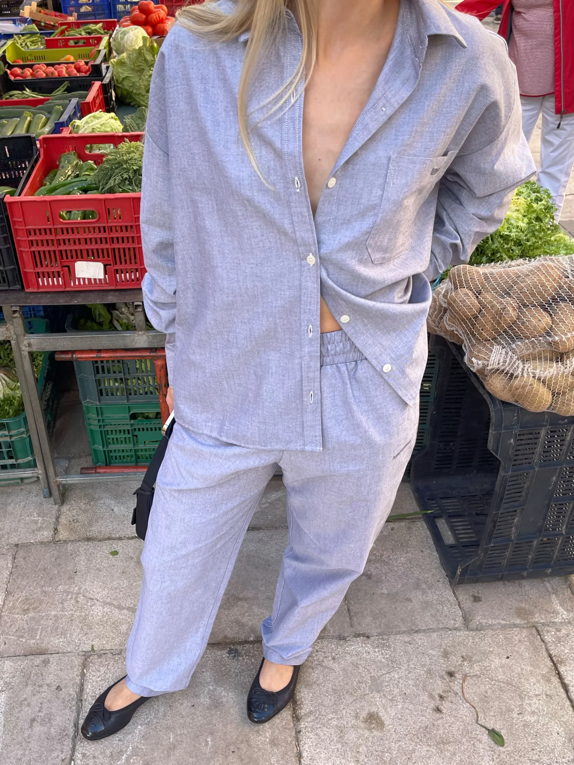 Hot Djerf Avenue Breezy Pants Grey