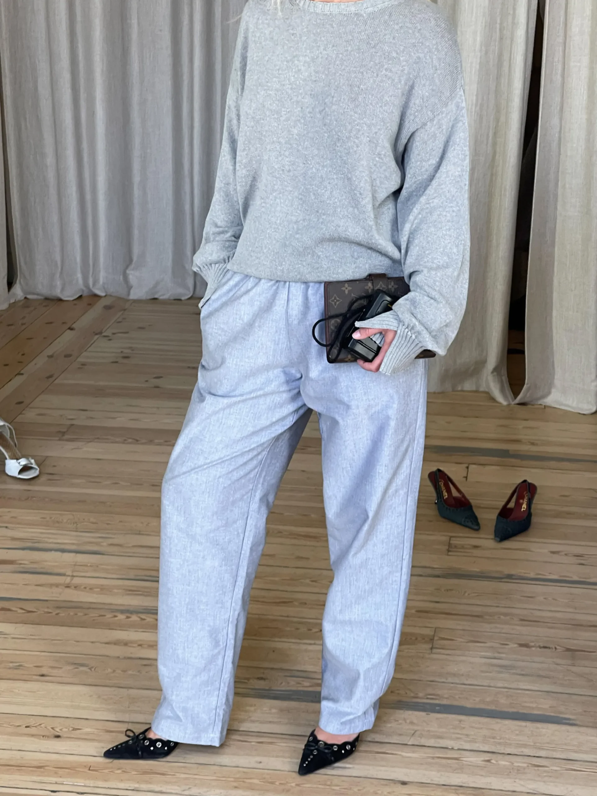 Hot Djerf Avenue Breezy Pants Grey