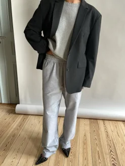 Fashion Djerf Avenue Breezy Pants Grey - Tall