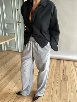 Fashion Djerf Avenue Breezy Pants Grey - Tall