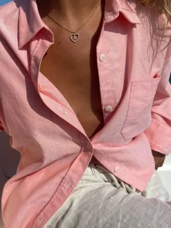 Cheap Djerf Avenue Breezy Shirt Apricot