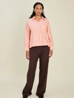 Cheap Djerf Avenue Breezy Shirt Apricot