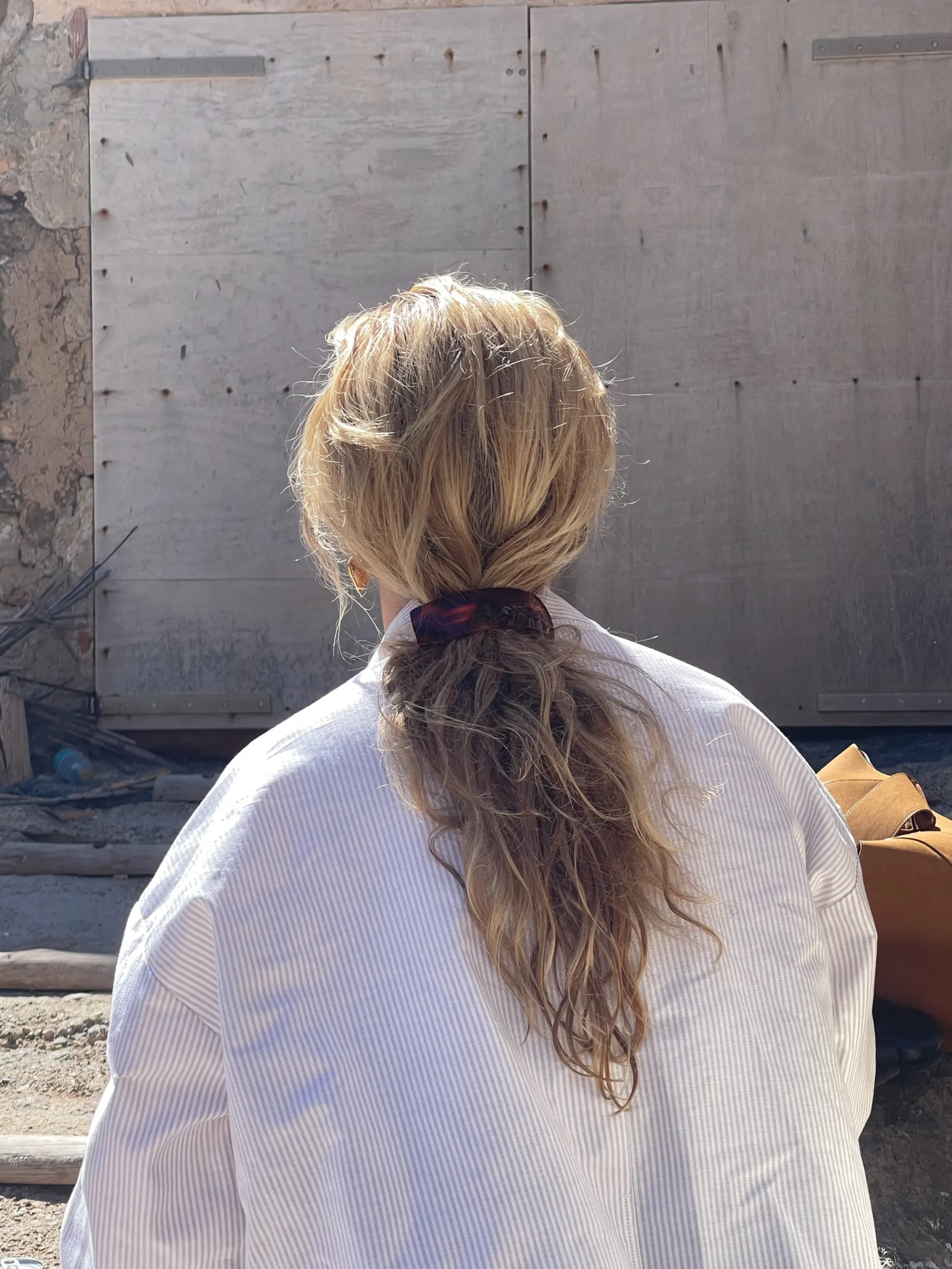 Online Djerf Avenue Breezy Shirt Beige stripe