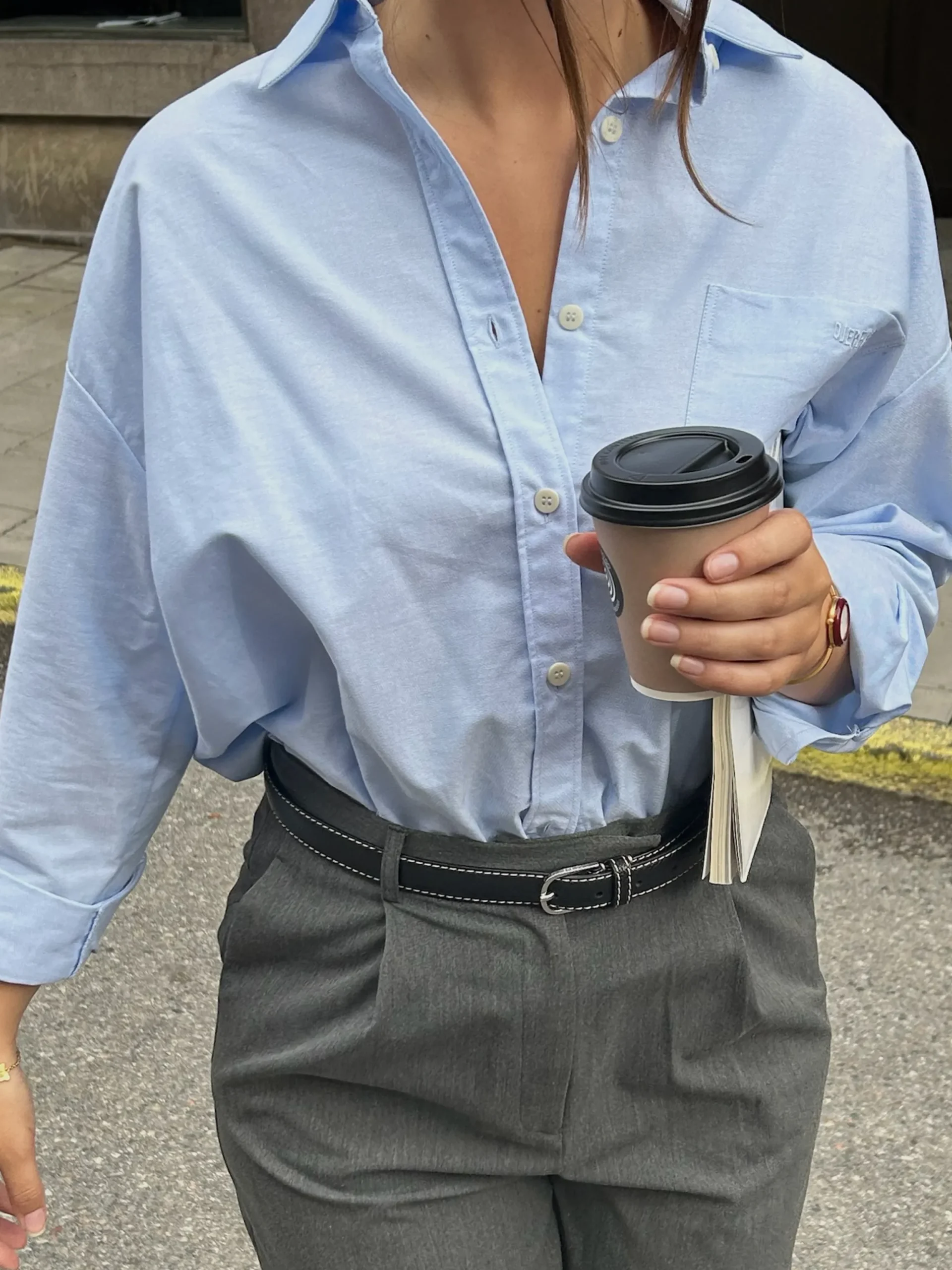 Store Djerf Avenue Breezy Shirt Blue