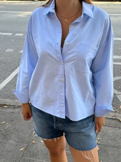 Store Djerf Avenue Breezy Shirt Blue