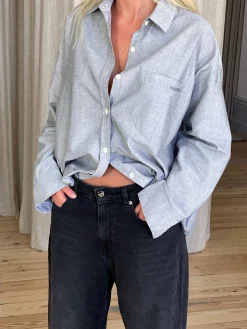 Cheap Djerf Avenue Breezy Shirt Grey