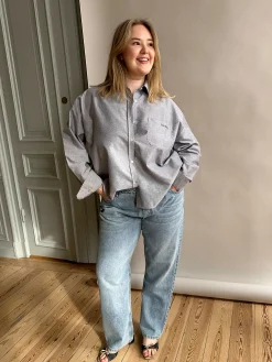 Cheap Djerf Avenue Breezy Shirt Grey