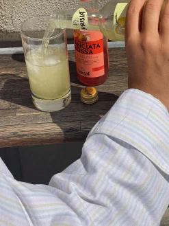 Discount Djerf Avenue Breezy Shirt Rainbow