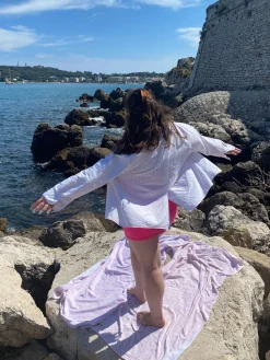 Discount Djerf Avenue Breezy Shirt Rainbow