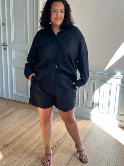 Cheap Djerf Avenue Breezy Shorts Black