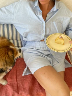 Discount Djerf Avenue Breezy Shorts Blue