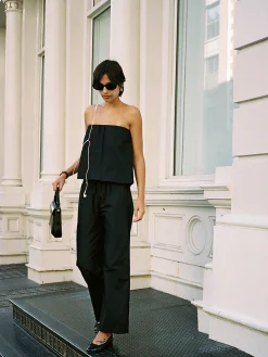 Outlet Djerf Avenue Breezy Tube Top Black