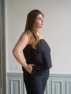 Outlet Djerf Avenue Breezy Tube Top Black