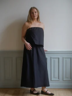 Outlet Djerf Avenue Breezy Tube Top Black