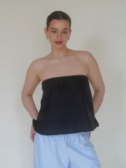 Outlet Djerf Avenue Breezy Tube Top Black