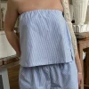 Fashion Djerf Avenue Breezy Tube Top Blue Stripe
