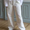 Store Djerf Avenue Broderie Pants Tall White