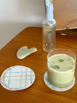 Best Djerf Avenue Daily Coasters Gingham - 4 pieces