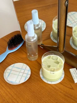 Best Djerf Avenue Daily Coasters Gingham - 4 pieces