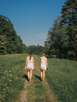 Best Sale Djerf Avenue Daily Tank Dress Ribbed White