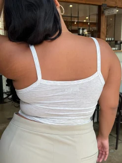 Best Djerf Avenue Daily Tank Top Grey Melange