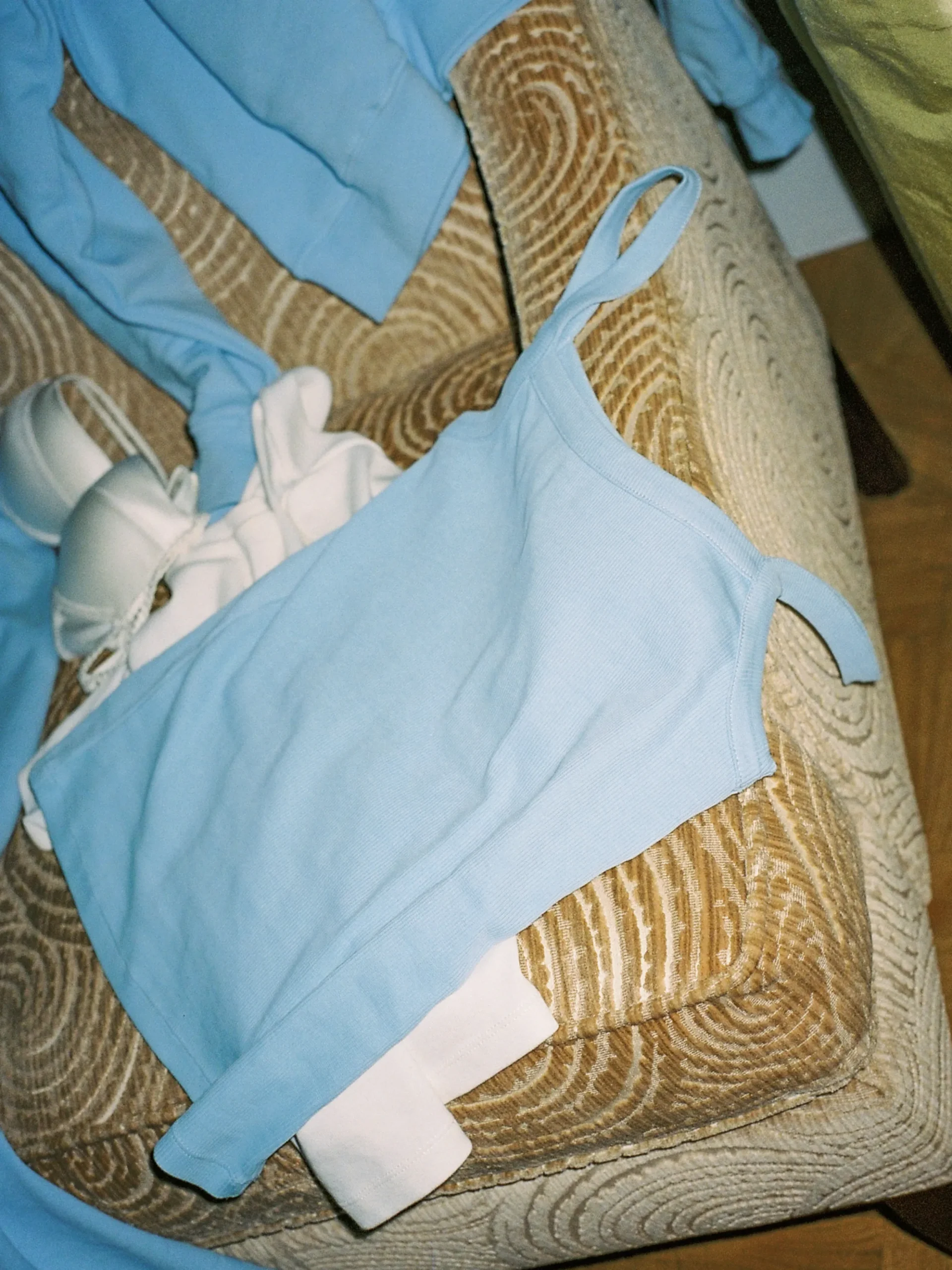 Online Djerf Avenue Daily Tank Top Ribbed Baby Blue