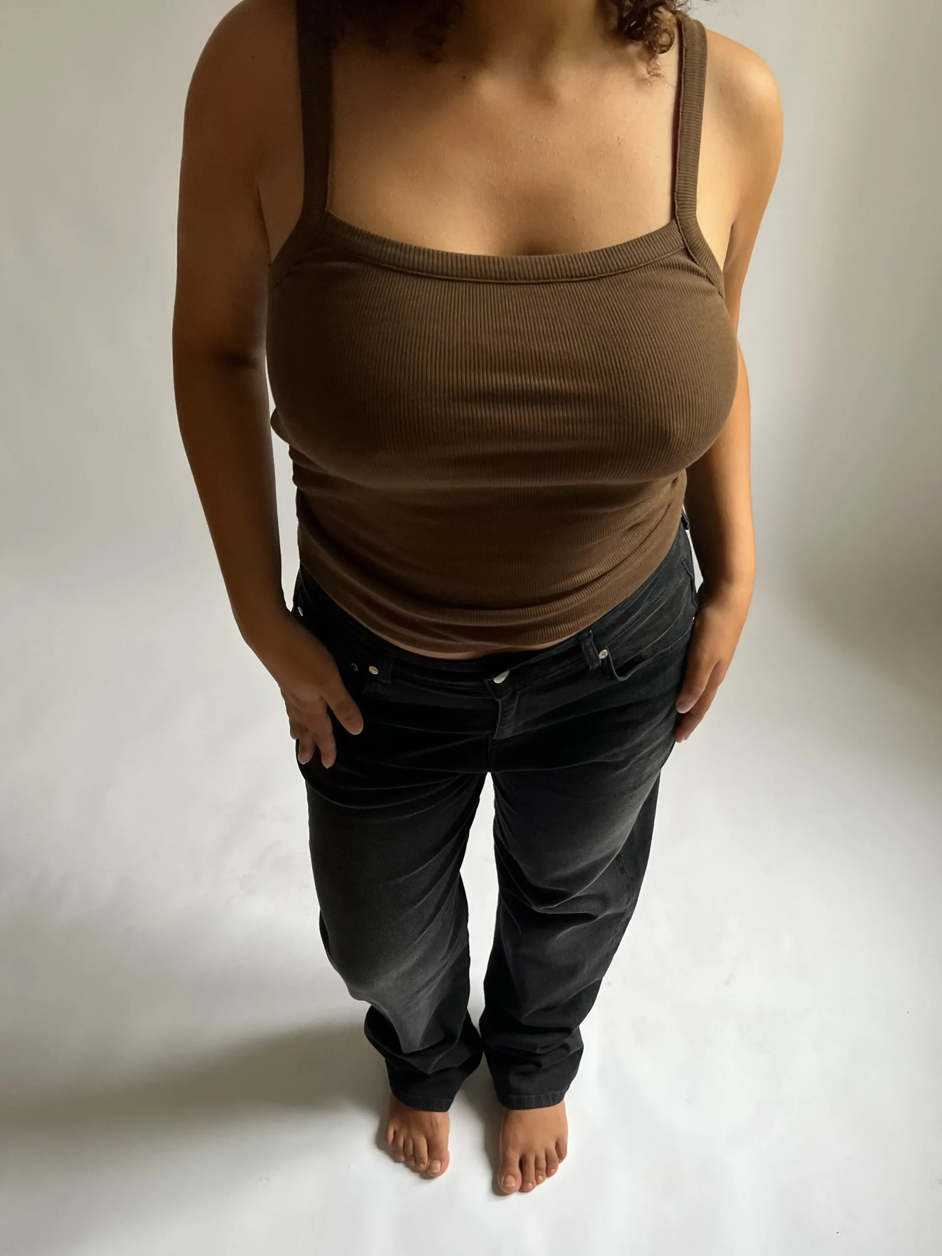 Flash Sale Djerf Avenue Daily Tank Top Ribbed Cocoa
